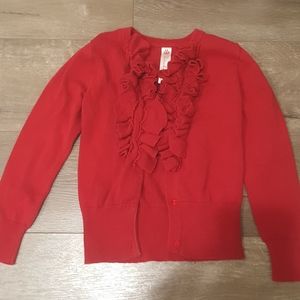 Girl's button down sweater